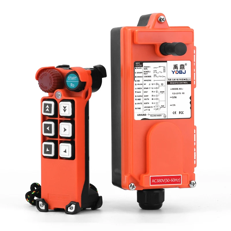 

Wholesale F21-2D4S Industrial Remote Control Switches Mini Wireless Remote Truck Crane Winches 24V Automatic Receiver Newly