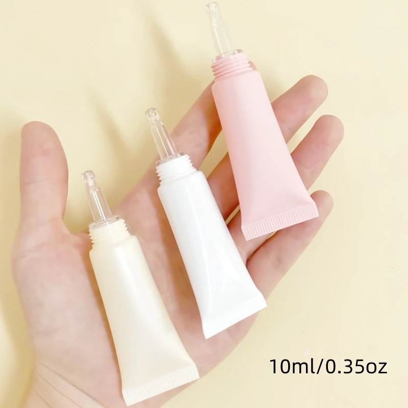 

10 шт., 10 мл, порошок, бежевый, трехцветный, дополнительный, тюбик с каплями воды, косметические аксессуары, заводская маленькая партия