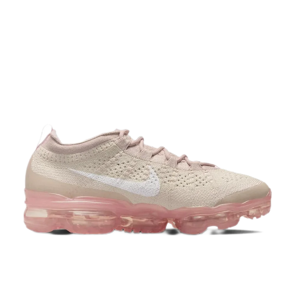 Nike VaporMax 2023 مريح ممتص للصدمات منخفض أعلى أحذية الجري غير الرسمية للرجال والنساء أحذية رياضية باللون الوردي والبني