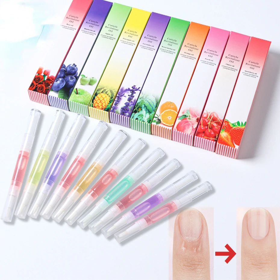 15 Kinds of Fragrance Phototherapy Nail Tools Makeup Nail Oil Remover Cuticle Art Nail Cuticle Tools  Manicure Care 3ml