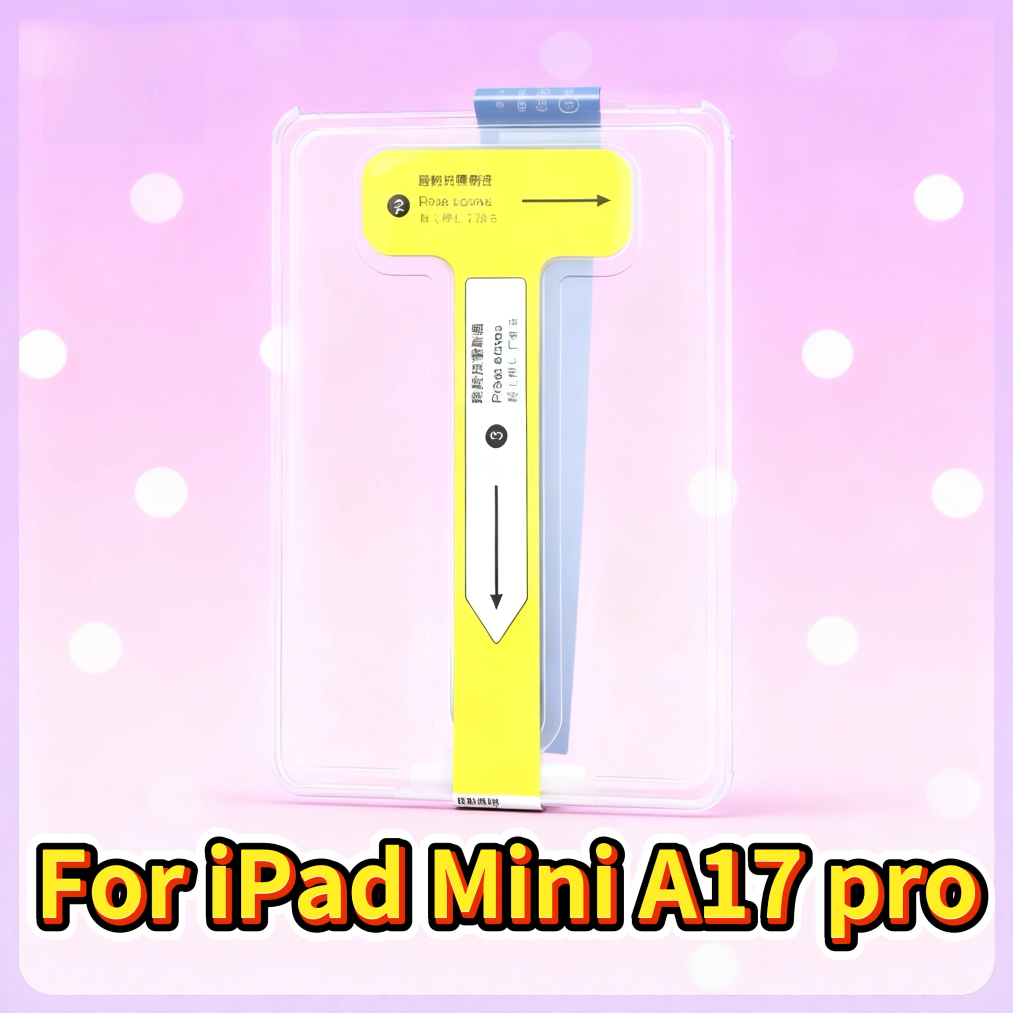 

Защитная пленка из закаленного стекла для iPad Mini A17 Pro 8,3 дюйма, простая установка, без пыли, без пузырьков, аксессуары для пленки