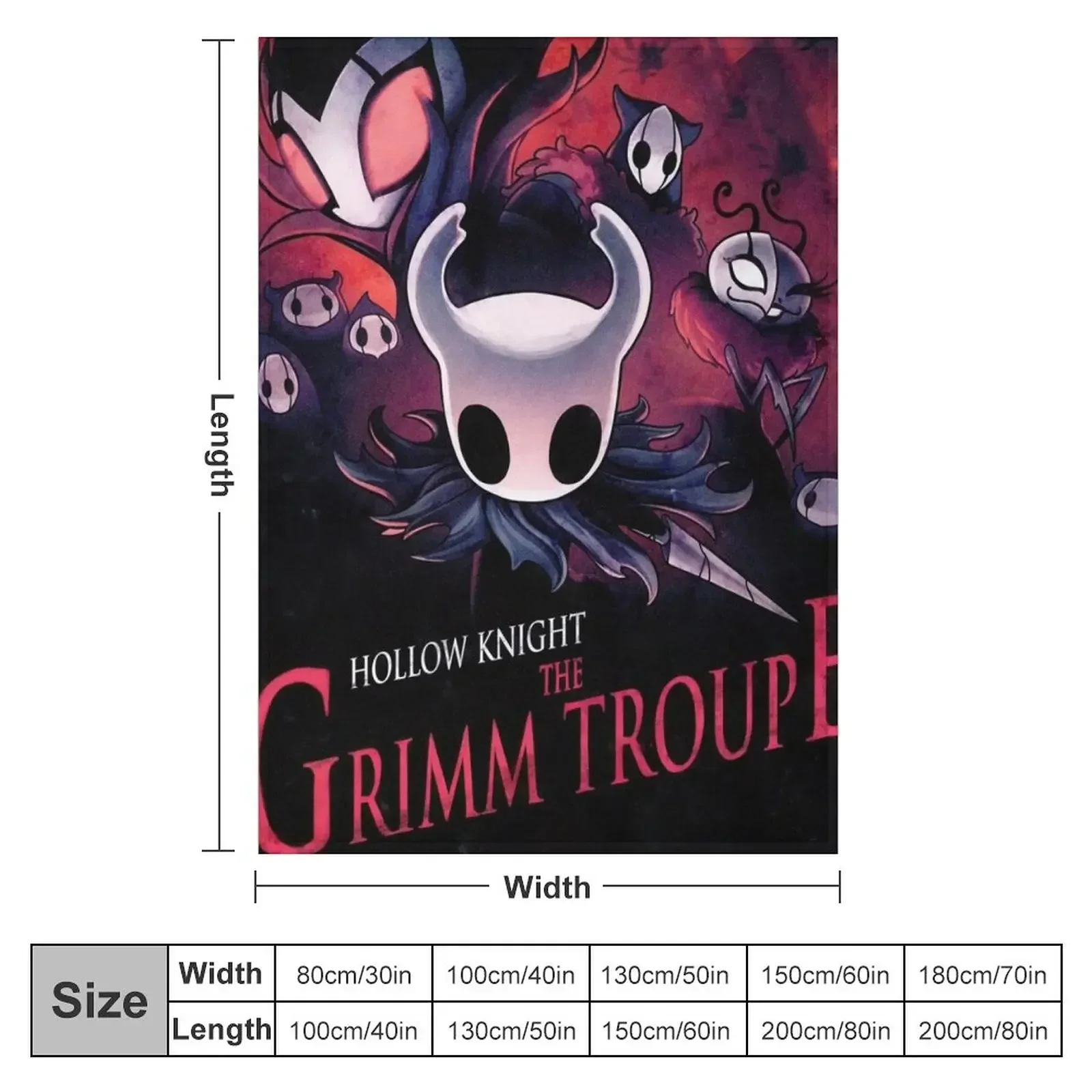 The Grimm Troupe Throw Blanket Heavy warm winter Hairys Luxury Designer Blankets