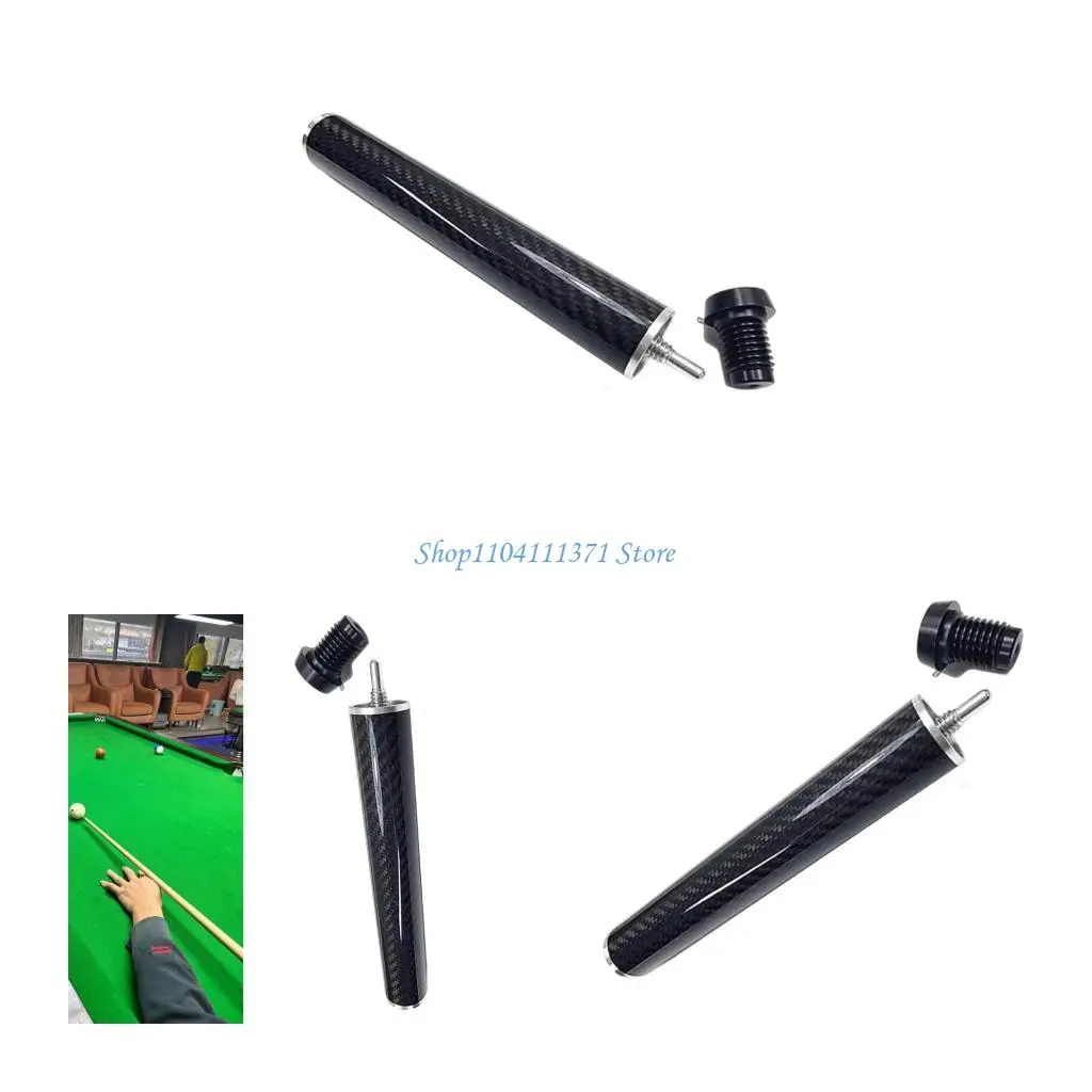 

P9FC Эргономичный углеродный волокно снукера для снука снукера с помощью сплава с алюминиевым сплавом подходит для практики