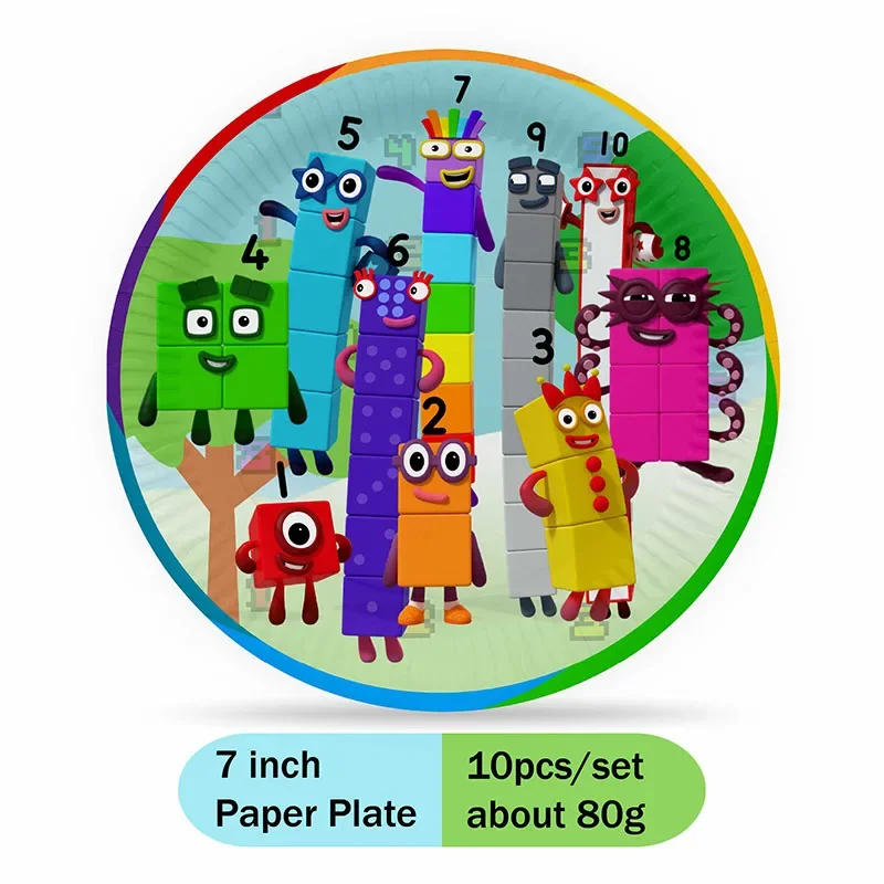 Cartoon Number Table Stickers 3