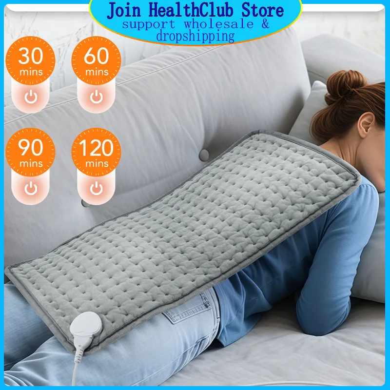

Electric Soft Heating Pad Blanket Hot Heated Pad for Abdomen Knee Back Shoulder Winter Warmer Home Washable Blankets