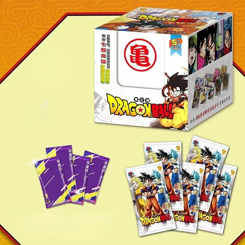 New Dragon Ball Cards Box Super Saiyan Card Holder Kakarotto Dragonball Anime Role Cards Collectibles Hobby Display Gifts