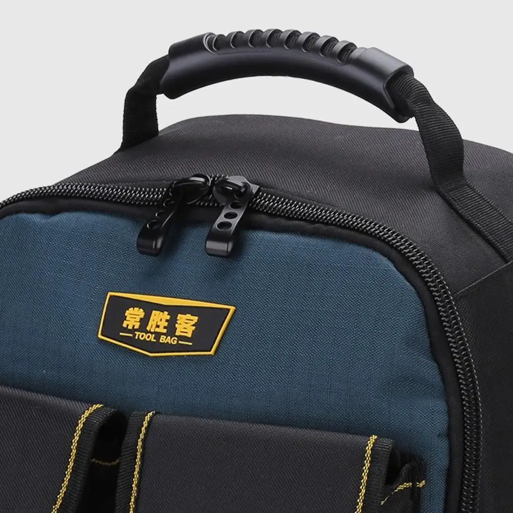 

Рюкзак для инструментов электрика с 15 карманами, сумка через плечо 12 дюймов