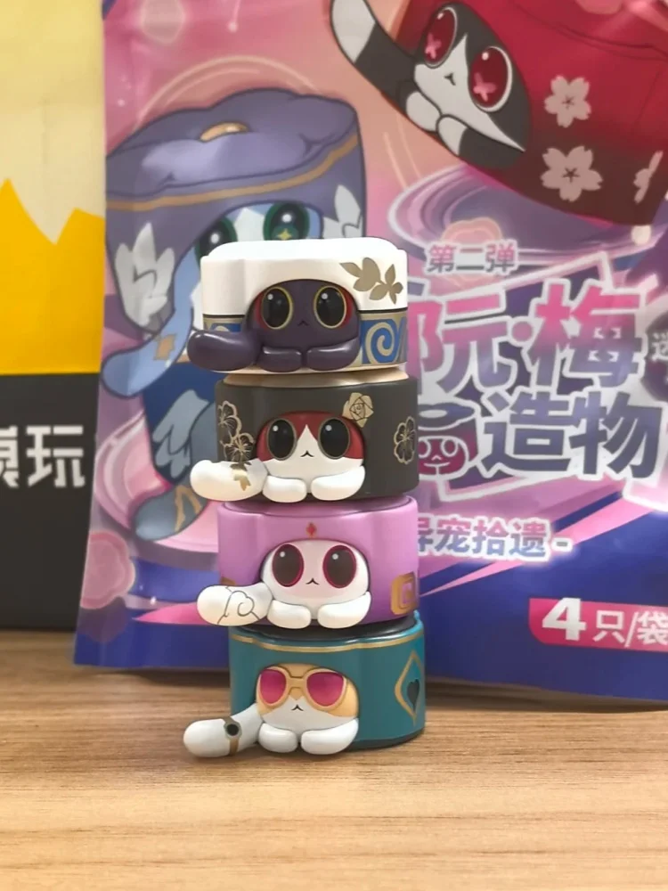 Oryginalny zestaw Mihoyo Honkai Star Rail Critter Pick Vol2 Series Blind Box Toy Mystery Box Ruan Mei'S Creatures Cat Cake Mini Blind Bags — 2