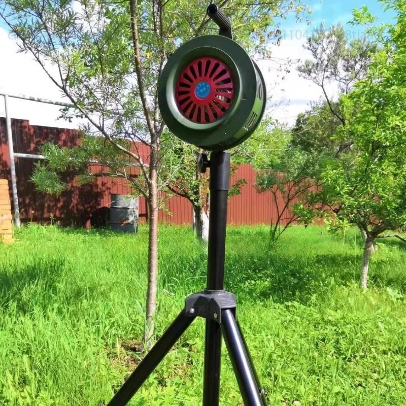 Portable hand crank alarm, fixed bracket type alarm, fire prevention and air defense drill beep siren