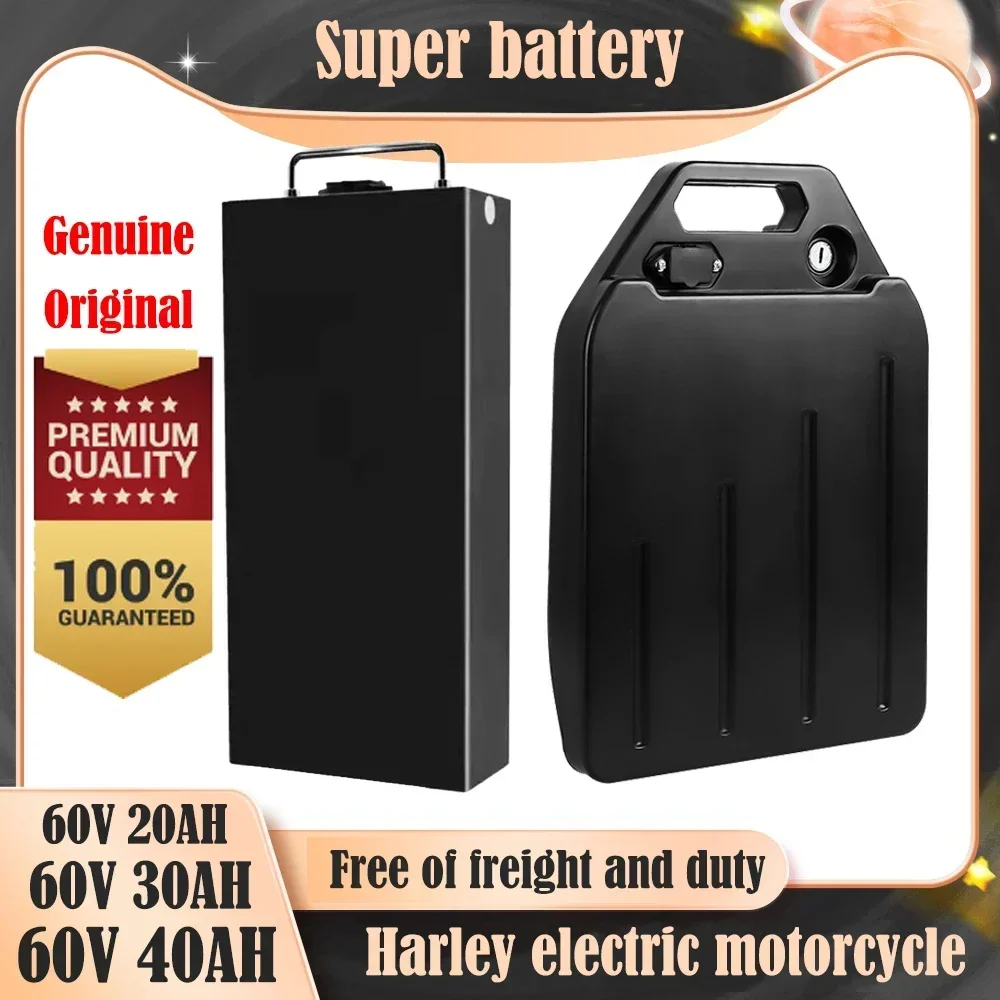 

60V 20/30/40Ah 67.2V Electric Motorcycle Waterproof 18650 Lithium Battery CELL 1800W Use for Citycoco Scooter Bicycle