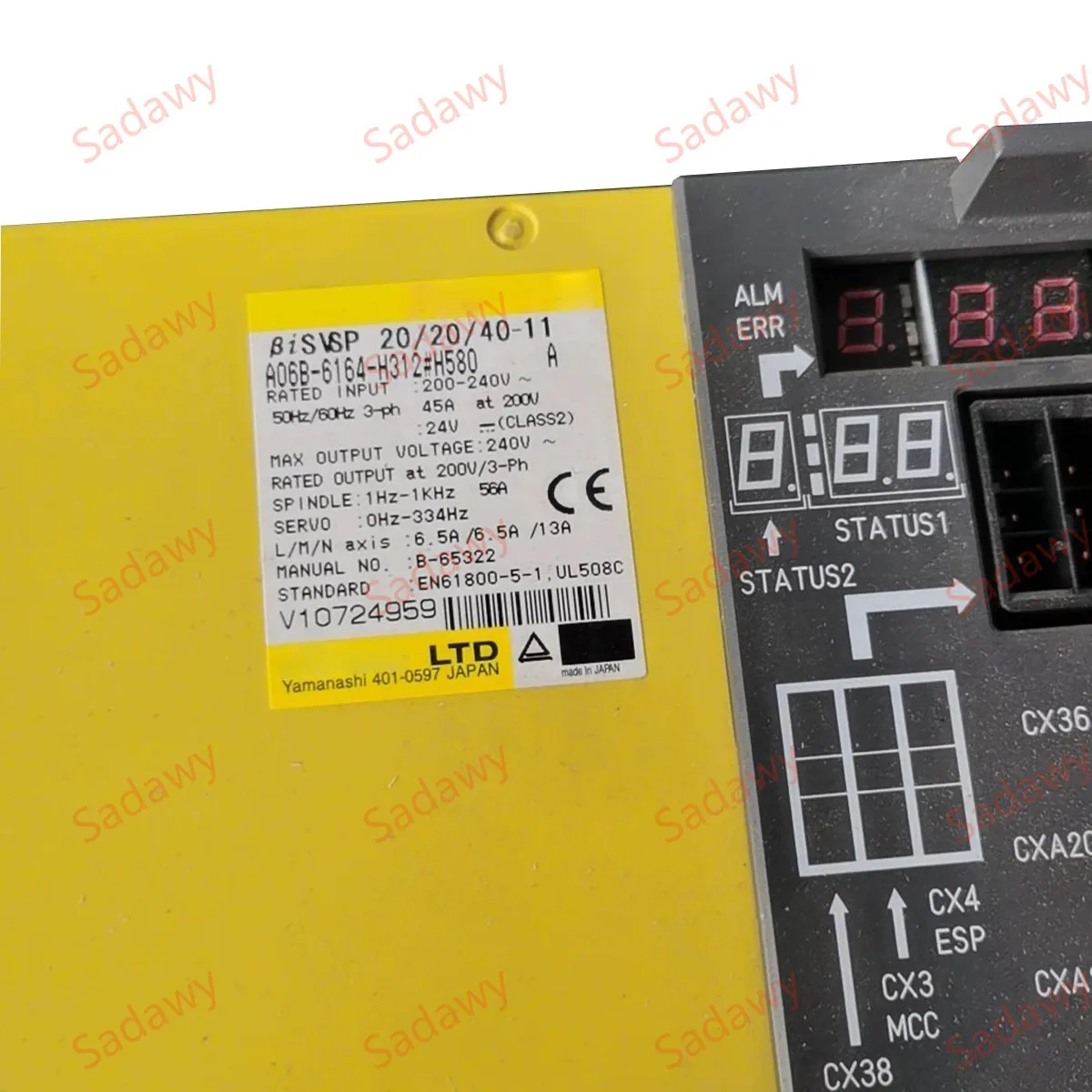 Fan-uc 真新しいオリジナル A06B-6164-H312 スピンドルアンプサーボドライブモジュールベータ iSVSP 20/20/40-11