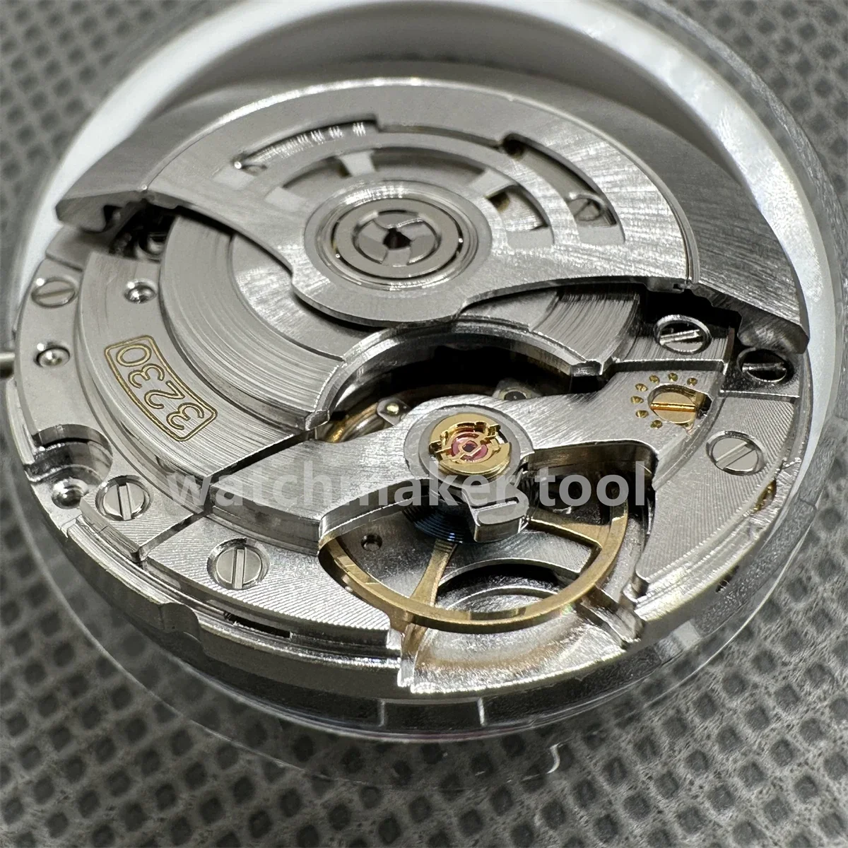 شنغهاي 3230 حركة ميكانيكية أوتوماتيكية عجلة توازن زرقاء فرعية بدون تاريخ حركة VR3230 مصنع نظيف لساعة 124060 #4