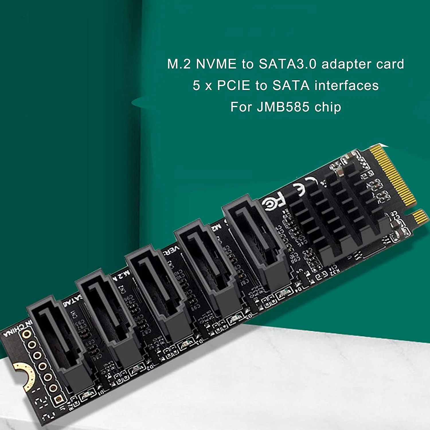 

Настоятельно рекомендуется-адаптер M.2 к Sata3.0 M.2 PCIE 16 Гбит/с Sata 6G 5-портовый удлинитель жесткого диска Карта преобразователя жесткого диска JMB