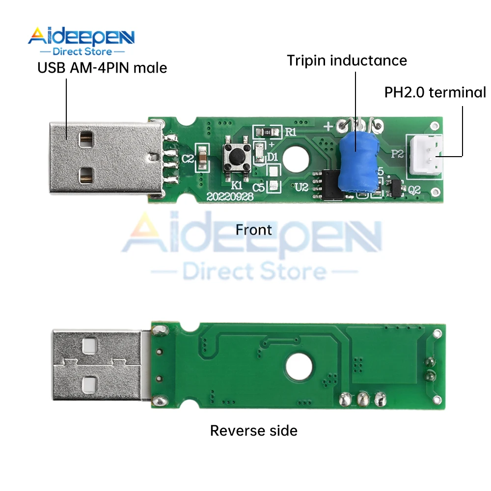 DC 5V Micro USB Interface Two Spray Humidifier Module Control Board Atomizer Driver Board DIY Kit