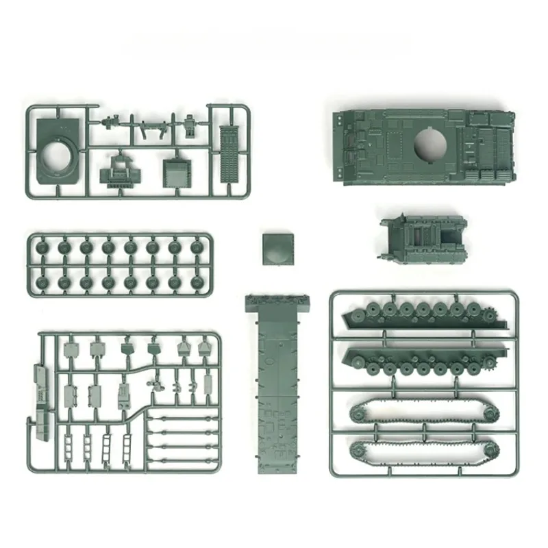1/72 Chinese HQ-17 Antiaircraft Missile Military Vehicle Wargame Table Toy Car Adhesive Free Quick Assembly Tank Model Kit