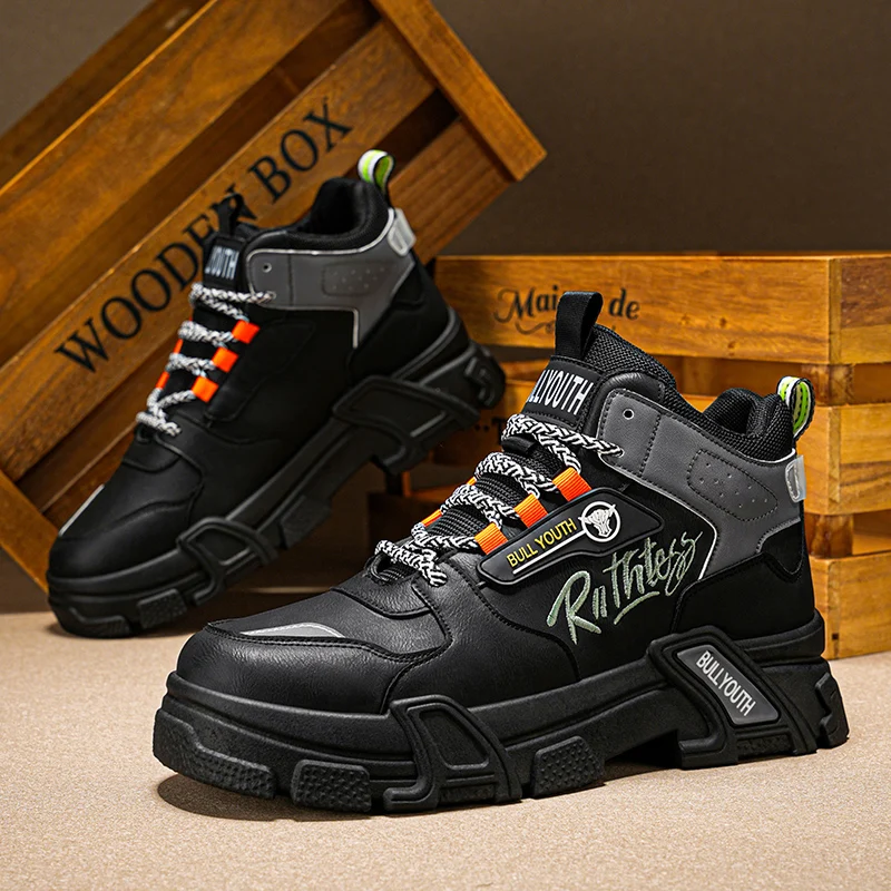 

High Quality Fashion Shoes for Men High Top Casual Mens Shoes Comfort Anti Slip Outdoor Luxury Designer Shoes Кроссовки Мужские