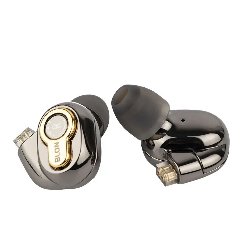 BLON BL-05 第 2 世代 10 ミリメートル CNT カーボンナノチューブダイヤフラム HiFi インイヤーモニター DJ イヤホン 0.78 ミリメートル 2 ピン取り外し可能なケーブル付き