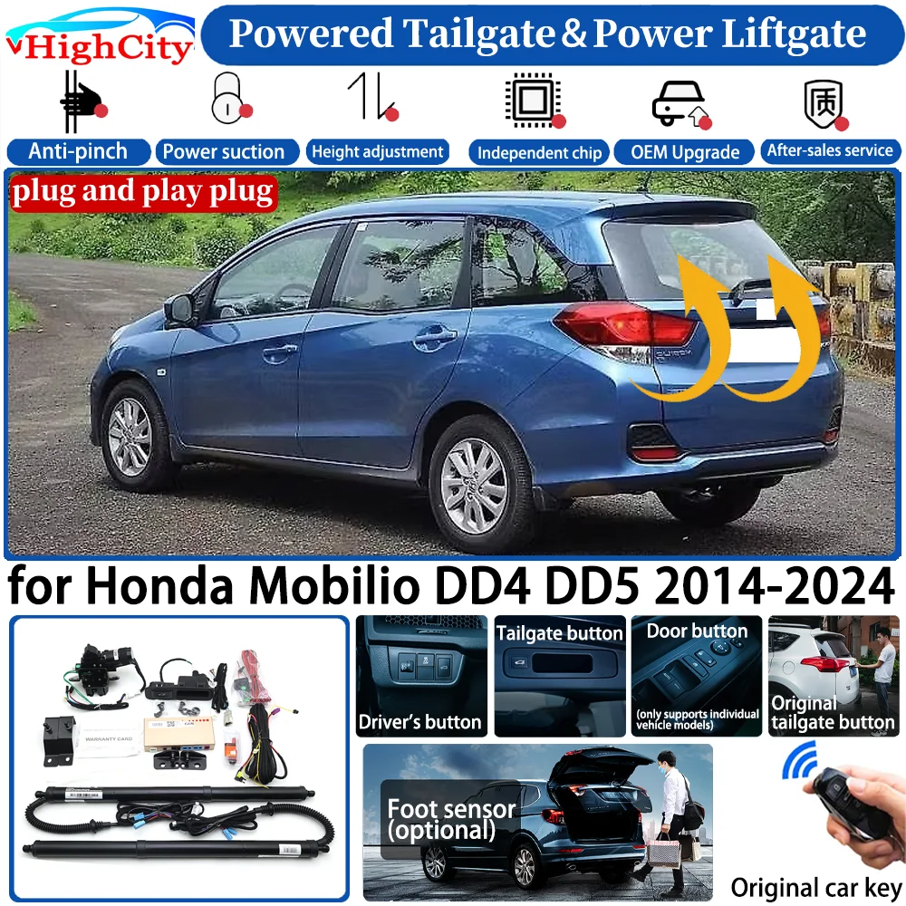Alta calidad para Honda Mobilio DD4 DD5 2014-2024 sistema de puerta trasera inteligente automático Kit de elevación de maletero inteligente