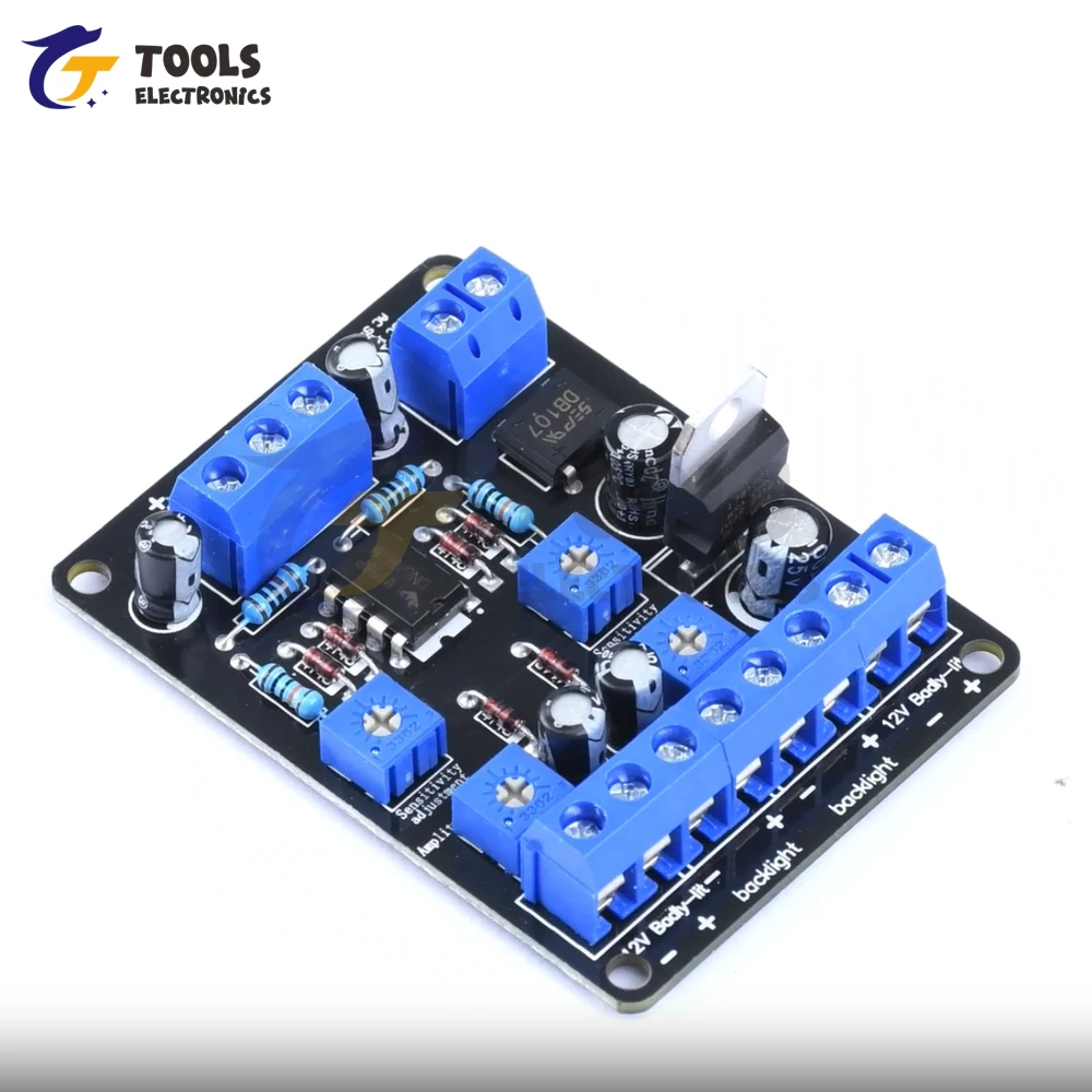 

VU Meter Driver Board Pre-Stage Electronic Tube Amplifier AC 9-12V/DC 12-18V DB Level Meter Module for Audio Equipment