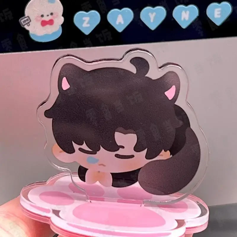 Anime Zayn amor y espacios profundos tablero de pie acrílico signo indicativo Cospaly dibujos animados recoger 5cm