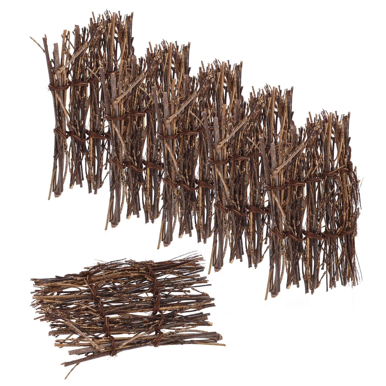 

3Pcs Bamboo Sushi Decorative Fence Tray Color Japanese Sashimi Seafood Food Photography Props Restaurant Sushi