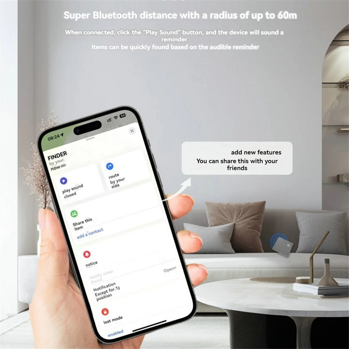 Новая карта-трекер Tech для мини-кошелька IP68, GPS-локатор для отслеживания местоположения, смарт-тег, трекер предметов для Find My APP
