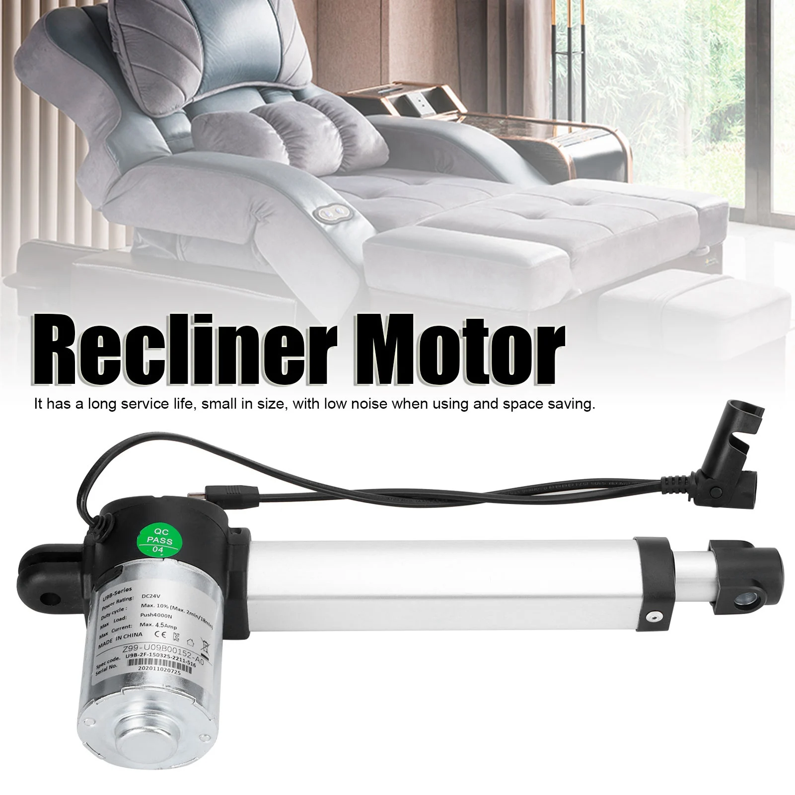 Electric Power Recliner Motor  Chairs Couch Actuator Replacement Motor DC24V Replacement  Chairs Motor  Chairs Motor