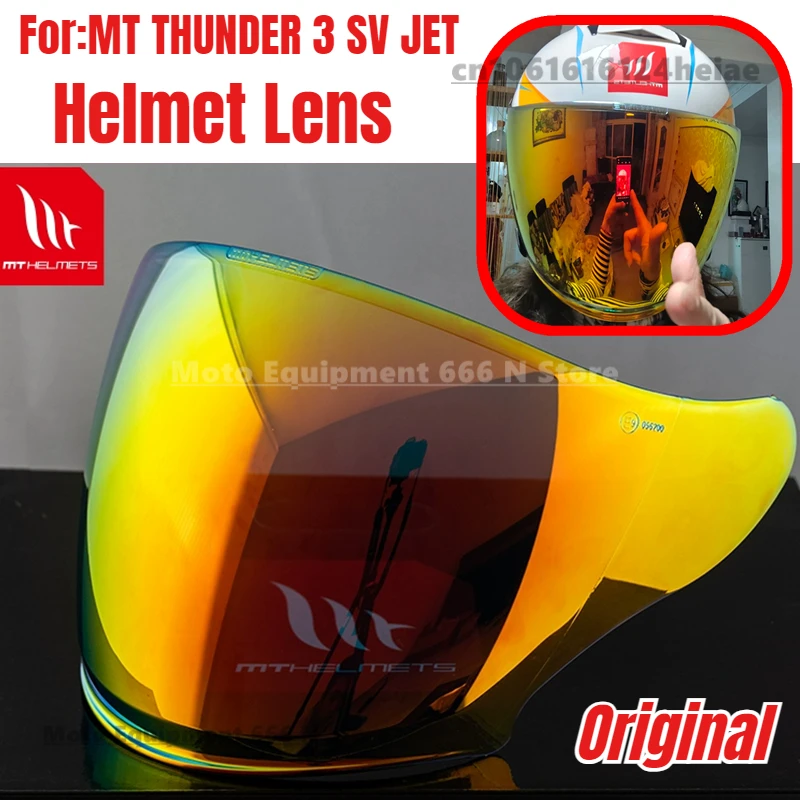 

MT-V-19 Helmet Lenses Suitable for MT THUNDER 3 SV JET Motorcycle Helmet CE Certified Original Lenses