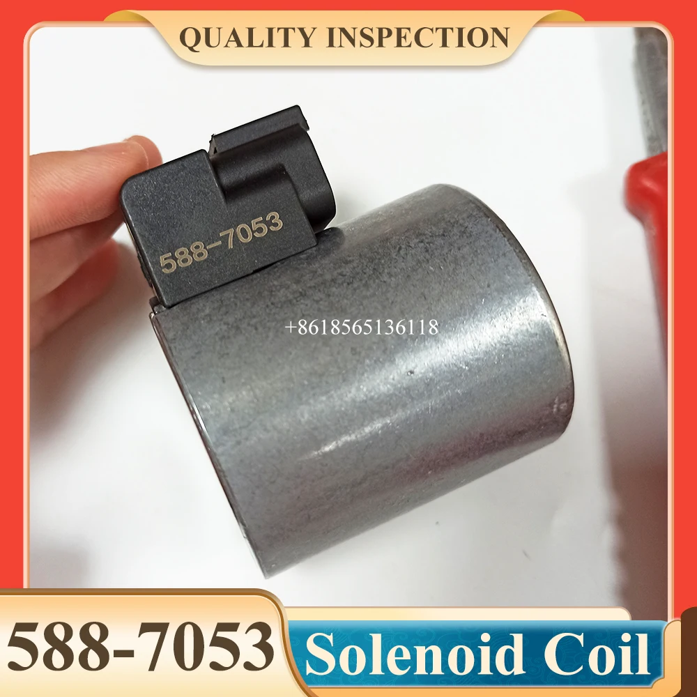 

E307 Solenoid Valve 3242579 5887053 Construction Machinery Parts 324-2579 588-7053 Solenoid Valve Coil