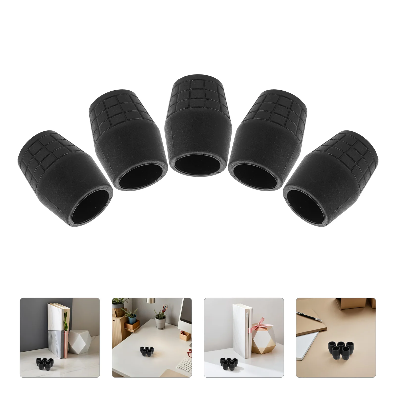 

10Pcs Microphone Stand Foot Caps Rubber Protector Universal Fit Black Non-Slip Studio Mic Accessories Mic Protector Cover