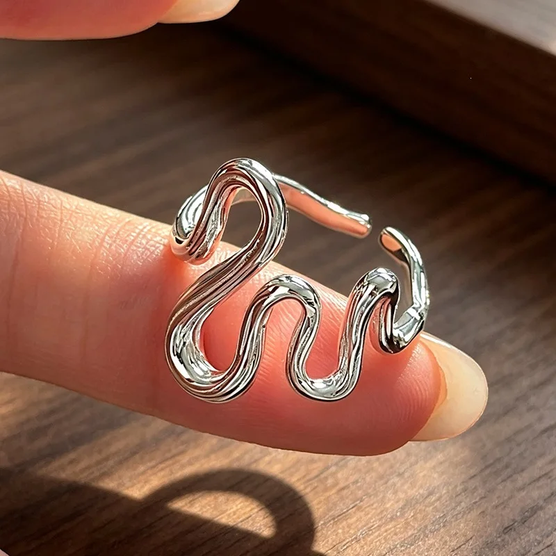 GANPUP Süße Modische Bambus-Perlen Verstellbare Ringe für Frauen Paare Modischer Neuer Fingerring Schmuck Valentinstagsgeschenk Party – Detail 9