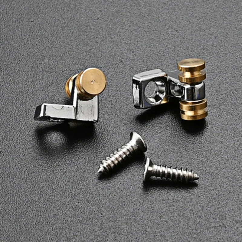 2 Pcs Electric Guitar String Retainers Tree Standard Roller String Guides Replaceable Retainers Metal Guitar Parts D5QD