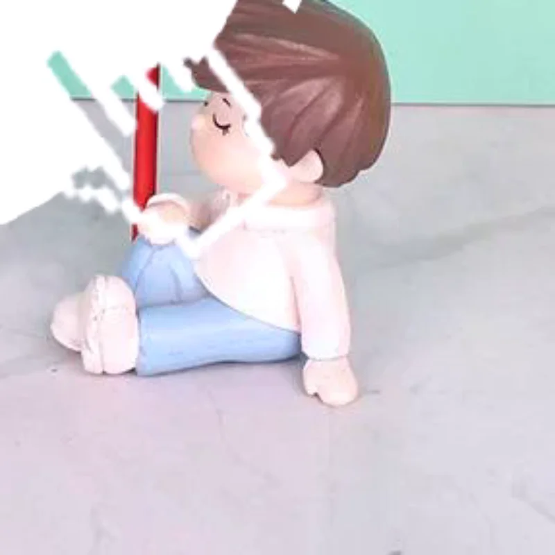 1/12 Poppenhuis Mini Houten Slee Model Poppenhuis Kerst Scène Decoratie Poppenhuis Accessoires Fantasiespel Speelgoed