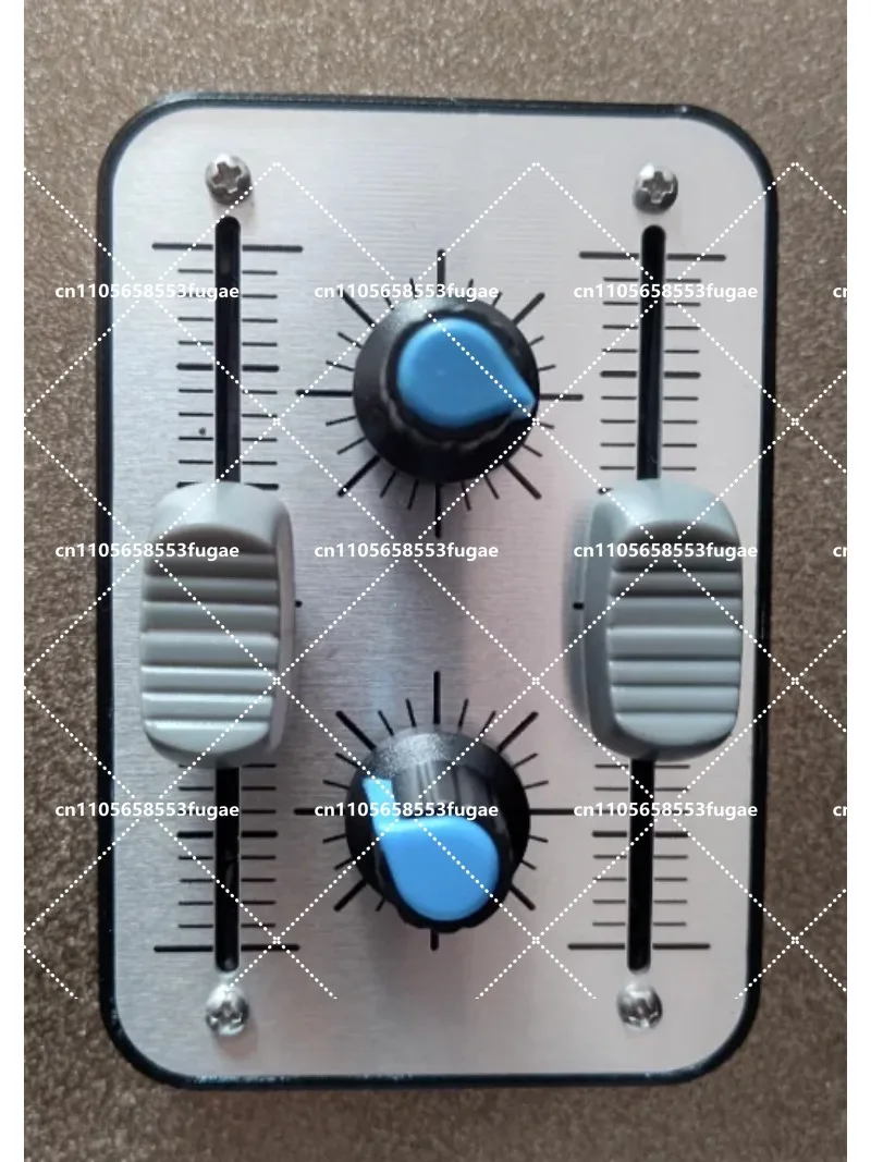 Mini MIDI Custom CC Hand-drawn String Expression Fader Knob Metal Texture