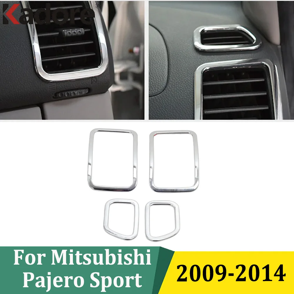 

For Mitsubishi Pajero Sport Montero Sport 2009-2014 Central Control Air Condition Vent Cover AC Outlet Trim Car Accessories