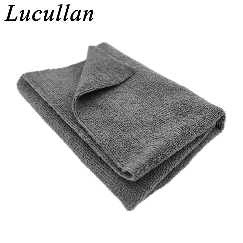 Lucullan 40X40CM 300GSM Basic Microfiber Cleaning Towel No Scratch Edgeless Clothes For Coating, Waxing, Detailing