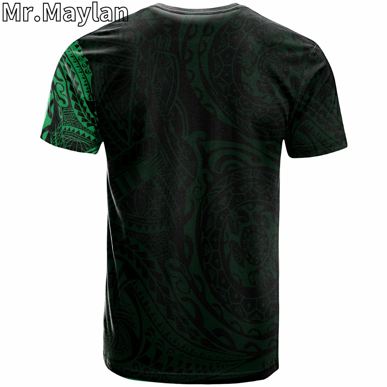 3D Hawaii Polynesian T-Shirt Kanaka Maoli Flag Polynesian Green Tattoo Tshirt Man/Woman Harajuku Streetwear Tshirts Short sleeve