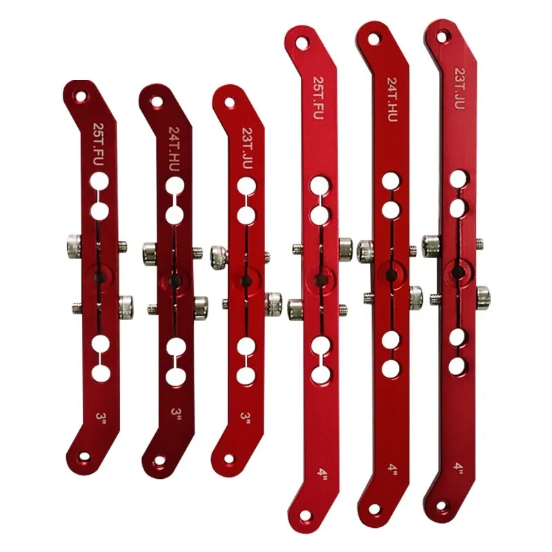 XFlight CNC Aluminium Servohorn 23T/24T/25T für JR Hitec Futaba Doppelarm 3-4" RC Flugzeugteile