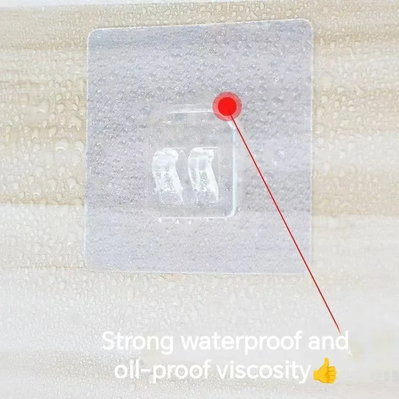 Bathroom Kitchen Wall Shelf Rack Waterproof Strong Adhesive Hook Shelf Sticker for Kitchen Sticking Wall Screw Hook Storage rack