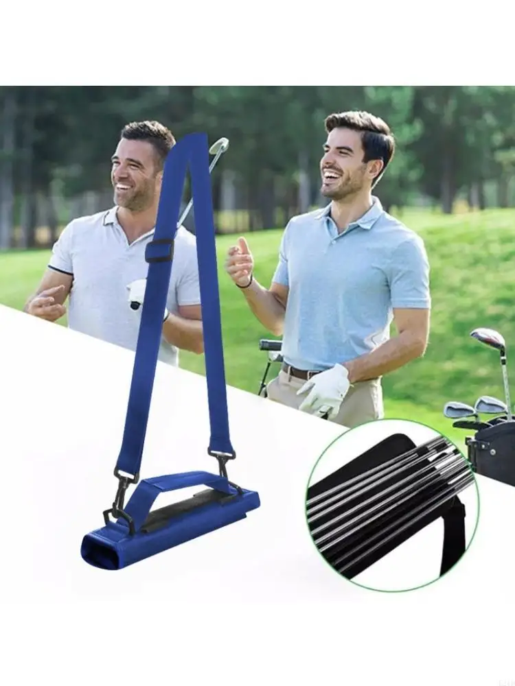 

Golf Club Storage Bag Water Resistant Multifunctional Crossbody Design Large Interior Space for Clubs Balls Accessories