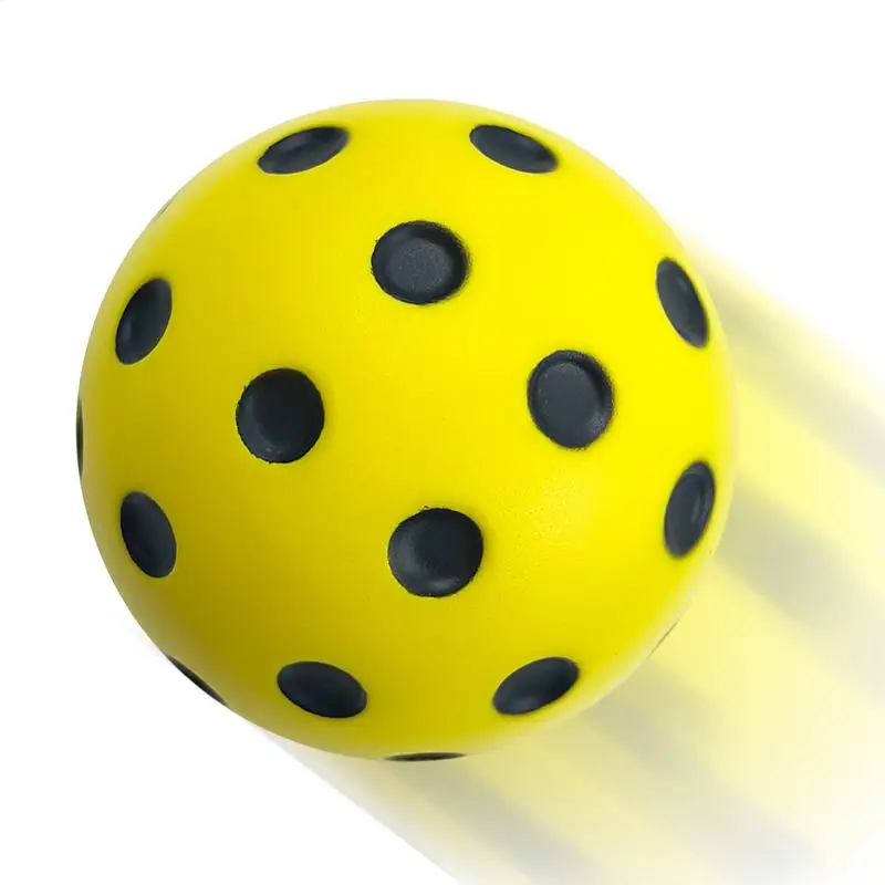 New 1PC Silent Pickleball Indoor Entertainment Silent Practice Ball PU Foam High Bounce Resistance Not Disturbing People