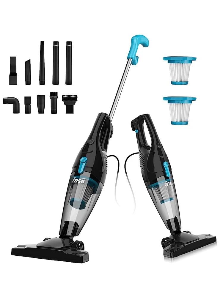 INSE R3S/R6X Stofzuiger met snoer Handheld Stick Vacuum Krachtige 3-in-1 lichtgewicht stofzuigers voor thuis Harde vloer Dierenhaar - afbeelding 2