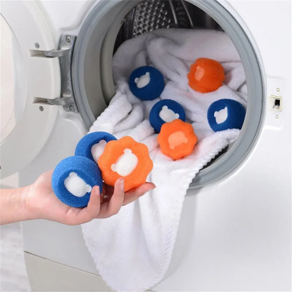 Anti Tangle Washing Machine Fluff Hair Catcher Reusable Decontamination Laundry Balls Household Cat Dog Fur Lint Remover Ball