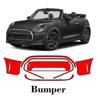 Car Precut Paint Protection Film Front Bumper Anti-scratch Exterior TPU PPF For MINI Cooper 2022-2023