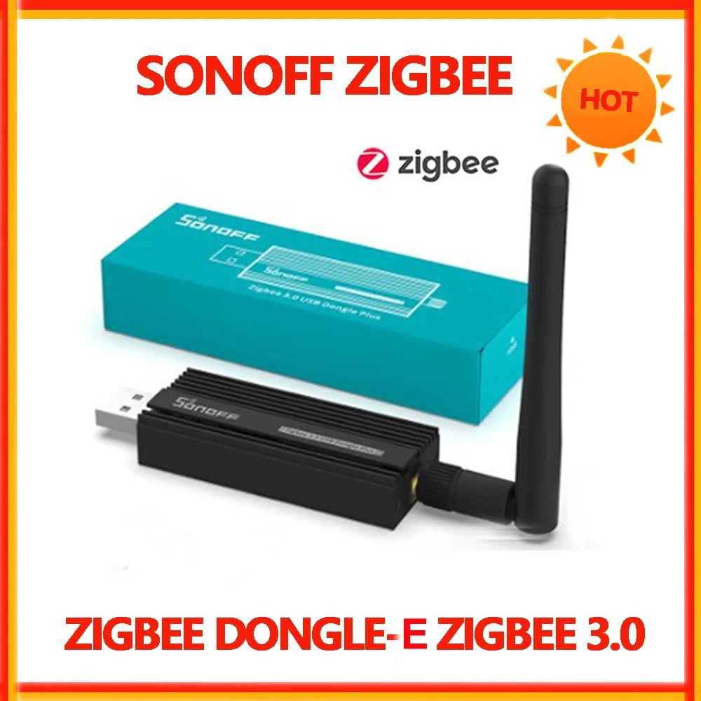 

SONOFF Zigbee Hub ZBDongle Plus USB Zigbee 3.0 Gateway Universal Zigbee Bridge via ZHA Zigbee2MQTT eWelink Support ZBMINI SNZB