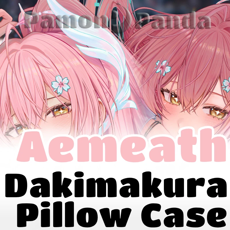 Aemeath Dakimakura Wuthering Waves Hugging Pillow Case Full Body Cushion Cover Pillowcase Home Bedding Gift Decor Xmas CYTM JS17