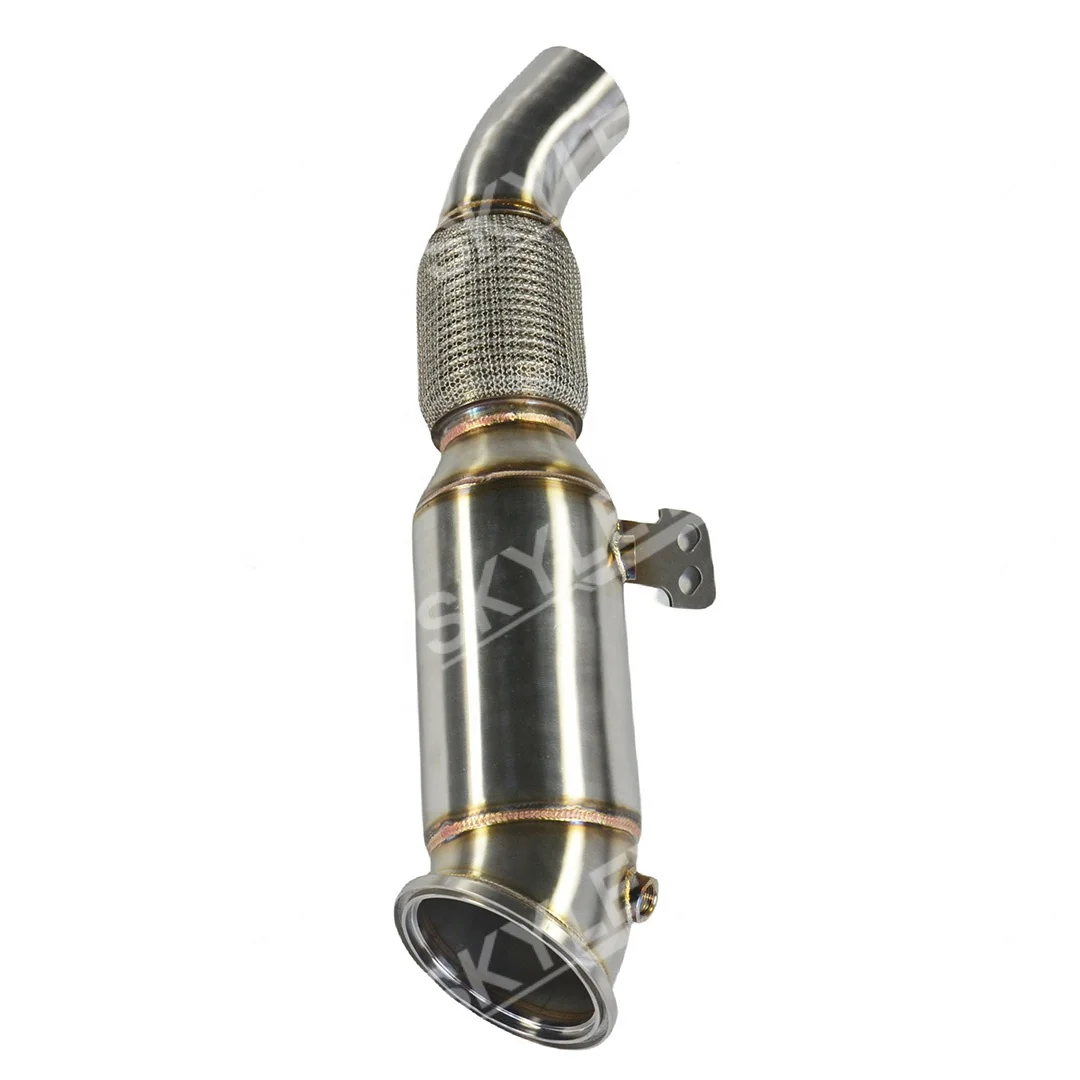 SKYLEY B58 Downpipe Exhaust Bw* F30 B58 Down Pipes For 340i 440i 540i 740i M140i M240i Stainless Steel 4.5''