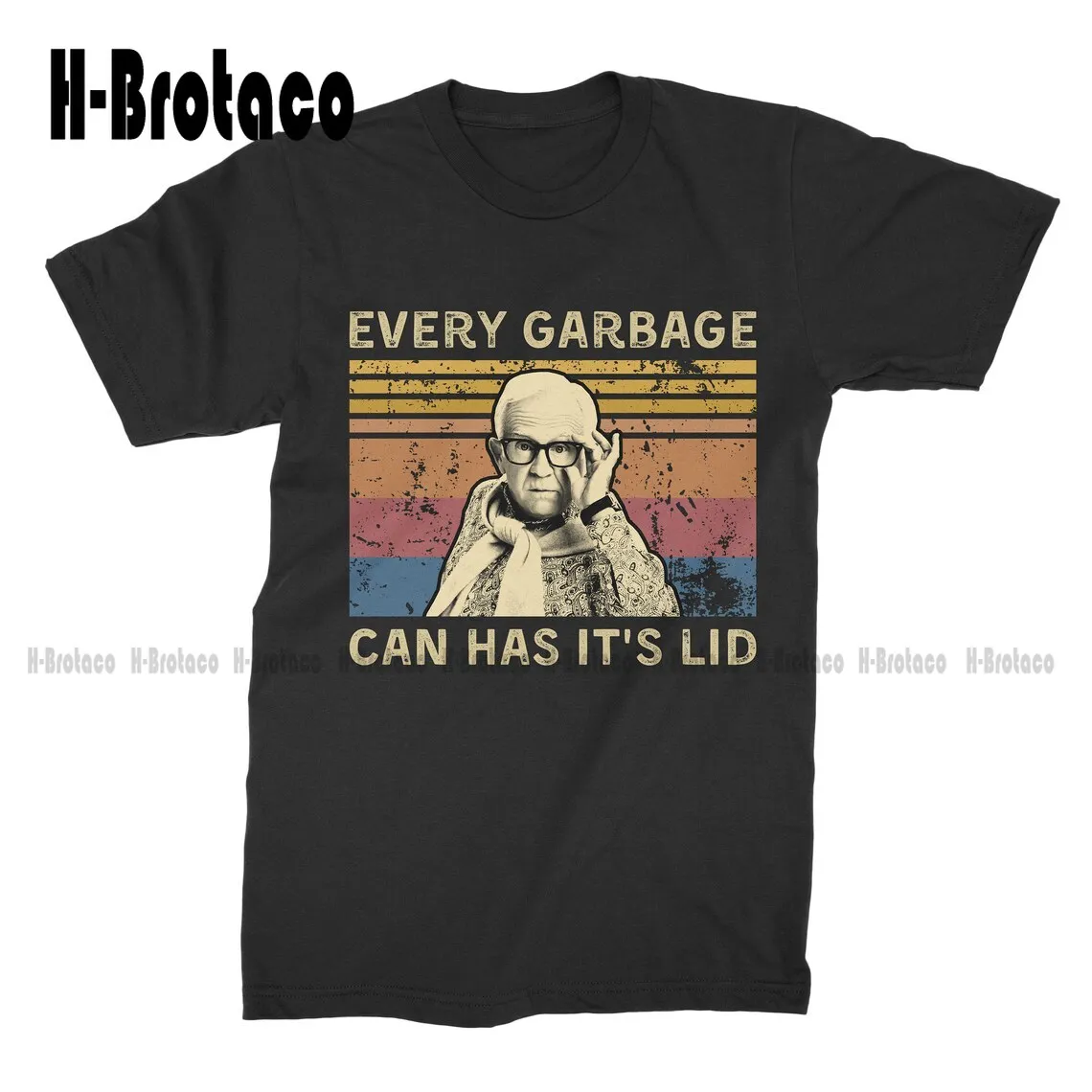 Leslie Jordan Every Garbage Can Has Its Lid Vintage T-Shirt T Shirt Custom Aldult Teen Unisex Digital Printing Tee Shirts Xs-5Xl