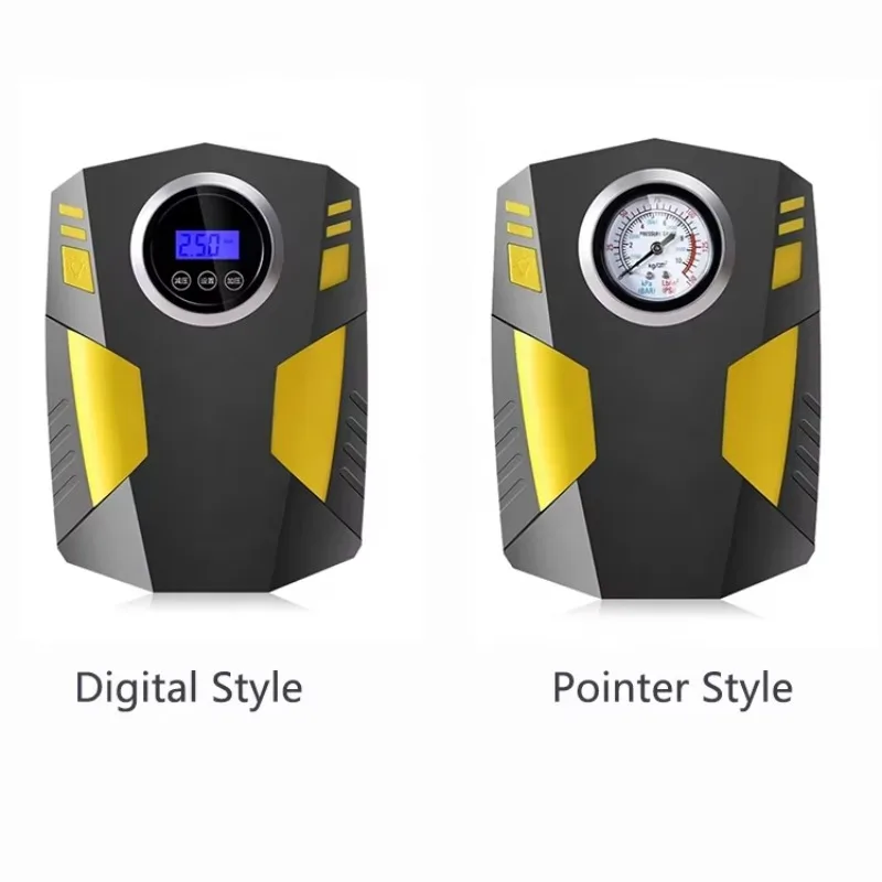 جديد حار بيع الوافدين اكسسوارات السيارات 12 فولت المحمولة الرقمية سيارة منفاخ لإطارات السيارة ضاغط الهواء للسيارات ضاغط الهواء المحمول