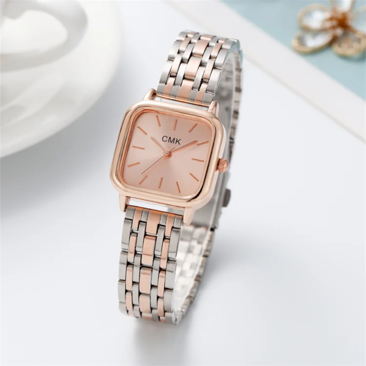 New watch Fashion ladies steel chain noble quartz watch birthday gift